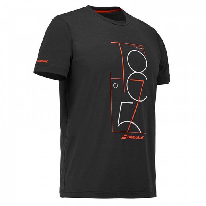 Babolat Exercise Graphic Tee Black